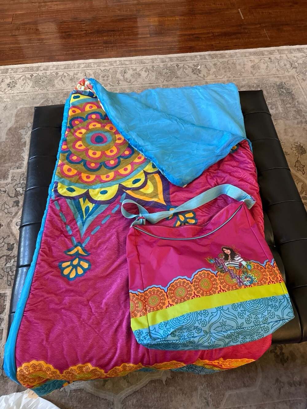 Disney Wizards of Waverly Place Alex Russo Teen Sleeping Bag and Tote Bag Set